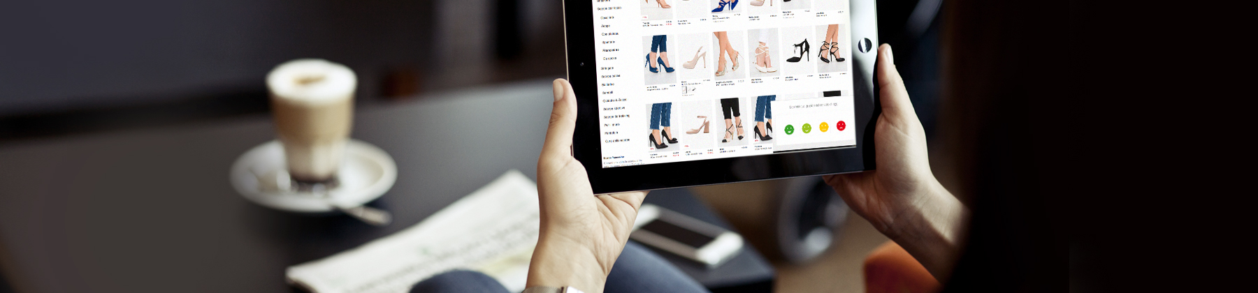 Kiosk Emoticon - sondaggio sull'esperienza e la soddisfazione di un sito web con gli smiley o emoticon